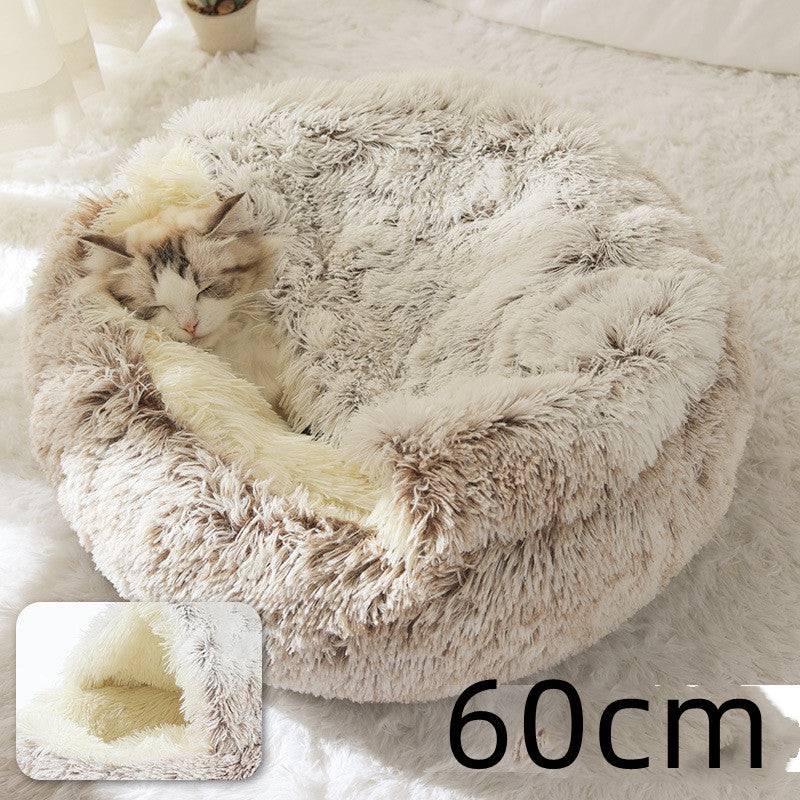 TopTrendyProduct Dog And Cat Round Plush Warm Bed House ZAG Pet Supplies