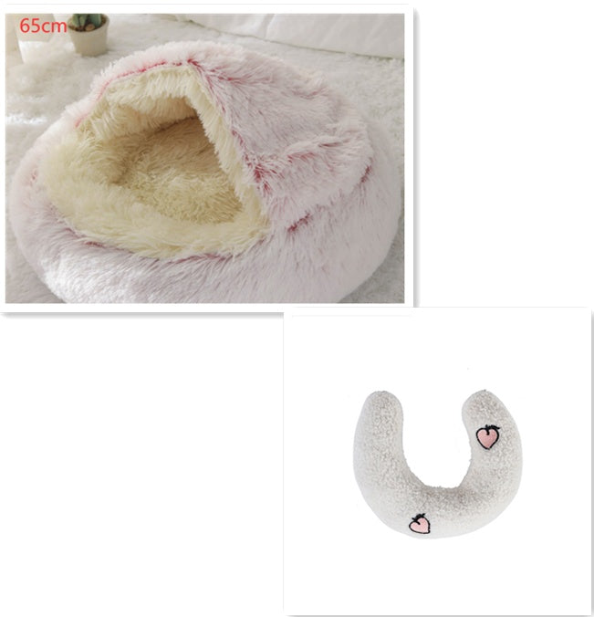 TopTrendyProduct Dog And Cat Round Plush Warm Bed House ZAG Pet Supplies