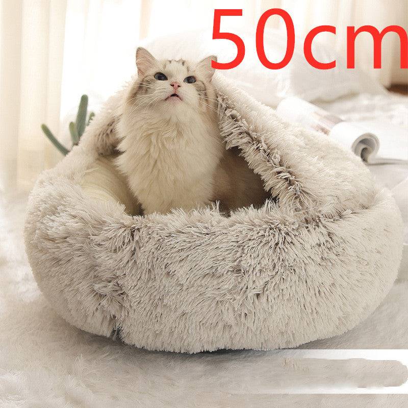 TopTrendyProduct Dog And Cat Round Plush Warm Bed House ZAG Pet Supplies