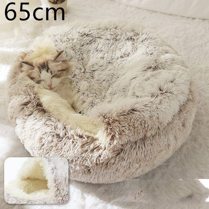 TopTrendyProduct Dog And Cat Round Plush Warm Bed House ZAG Pet Supplies