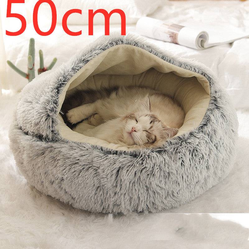 TopTrendyProduct Dog And Cat Round Plush Warm Bed House ZAG Pet Supplies