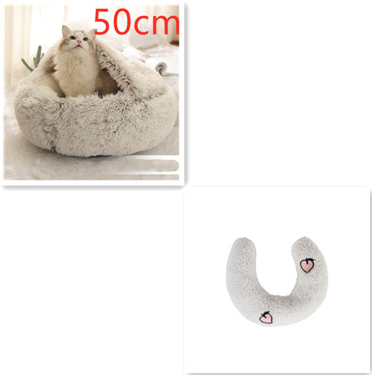 TopTrendyProduct Dog And Cat Round Plush Warm Bed House ZAG Pet Supplies