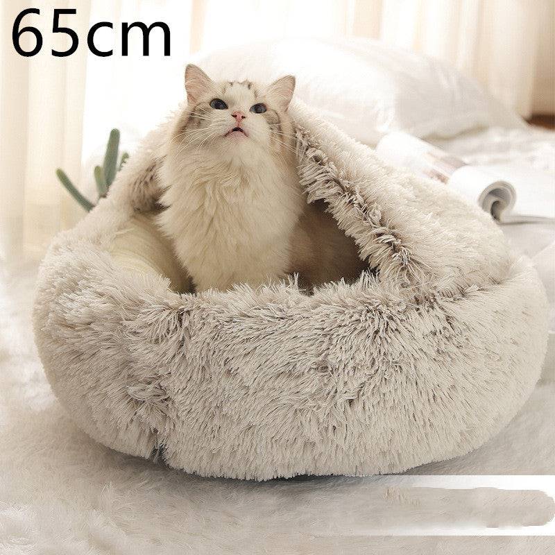 TopTrendyProduct Dog And Cat Round Plush Warm Bed House ZAG Pet Supplies