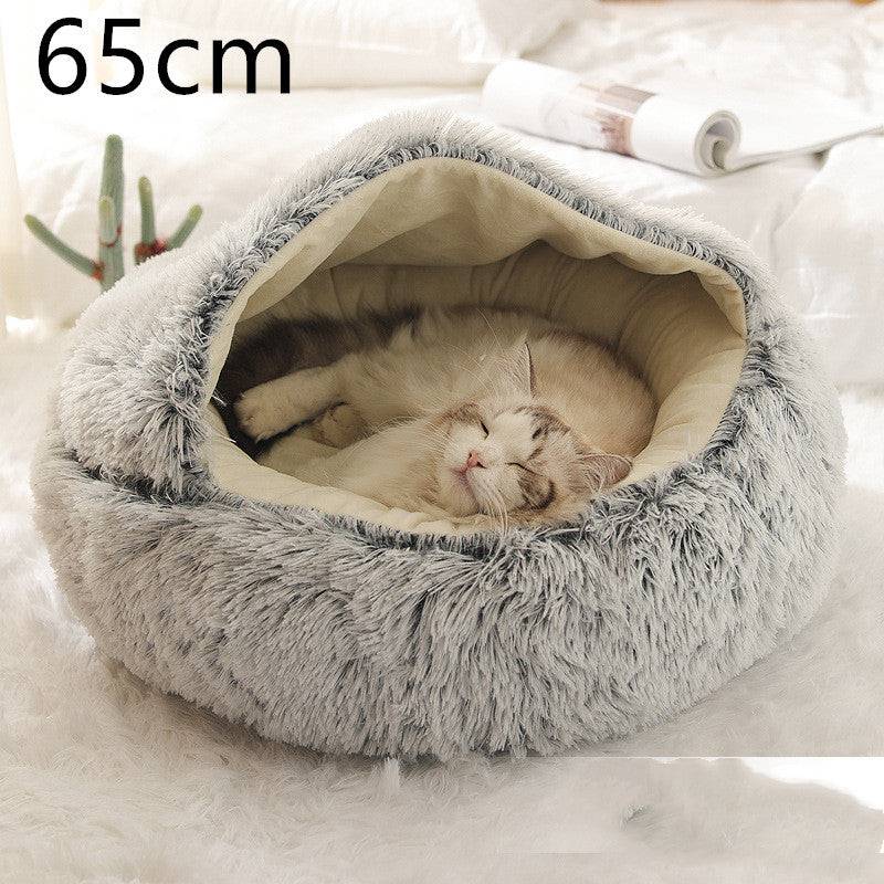 TopTrendyProduct Dog And Cat Round Plush Warm Bed House ZAG Pet Supplies