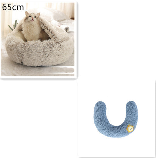 TopTrendyProduct Dog And Cat Round Plush Warm Bed House ZAG Pet Supplies