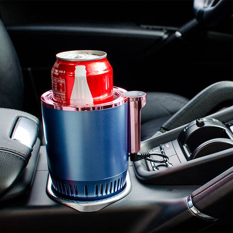 2 In1 Car Heating Cooling Cup Holder 12V Digital Temperature Display - - #tag1#
