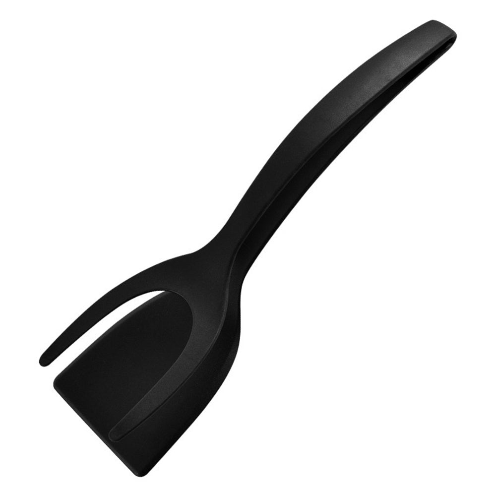 2 In 1 Grip And Flip Spatula Tongs Overturned Kitchen Accessories - - #tag1#