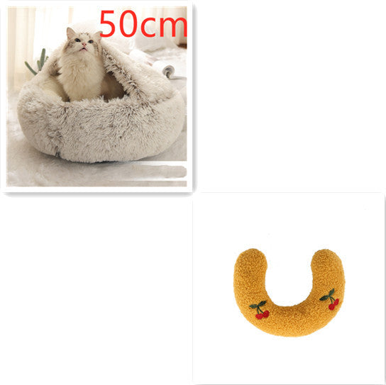 TopTrendyProduct Dog And Cat Round Plush Warm Bed House ZAG Pet Supplies