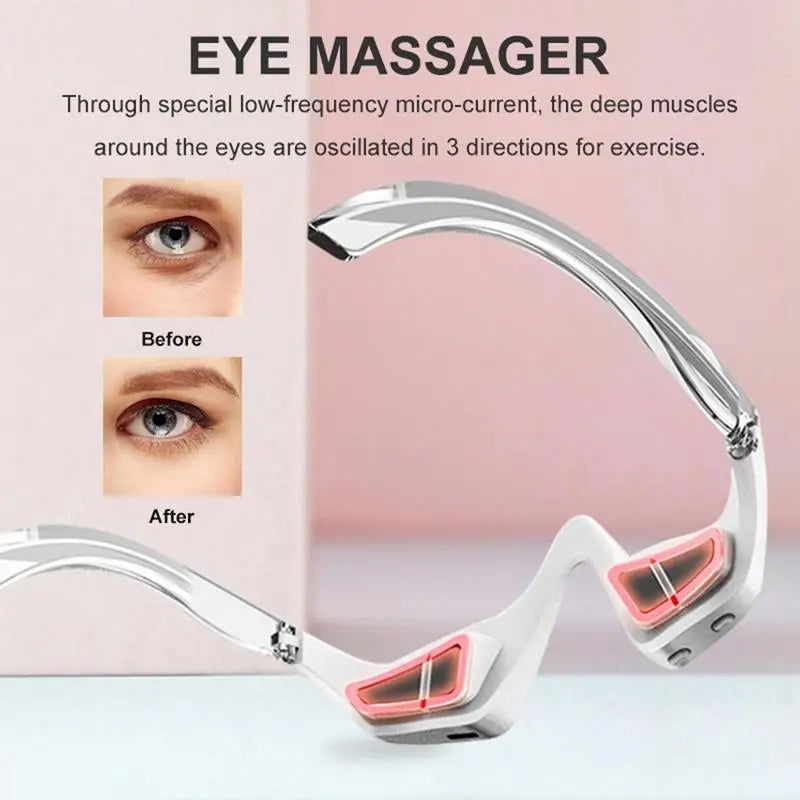 3D Eye Massager Beauty Tool Reduce Wrinkles And Dark Circle Remove Eye Bags - - #tag1#