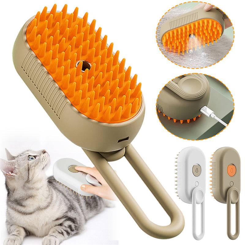 3 In 1 Electric Spray Hair Brushes For Massage Pet Grooming - - #tag1#