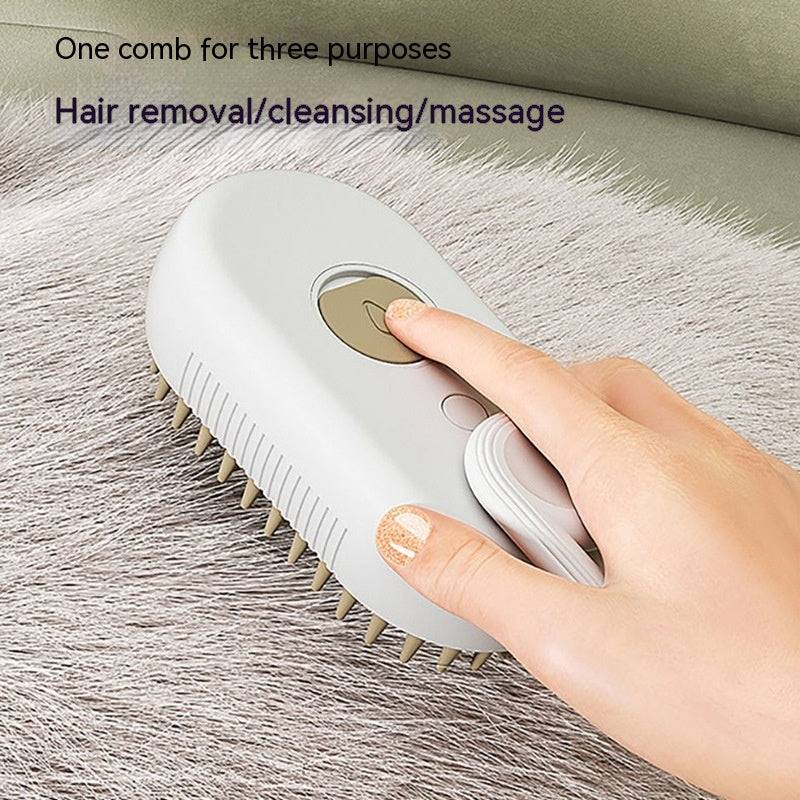 3 In 1 Electric Spray Hair Brushes For Massage Pet Grooming - - #tag1#