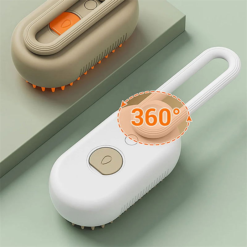 3 In 1 Electric Spray Hair Brushes For Massage Pet Grooming - - #tag1#