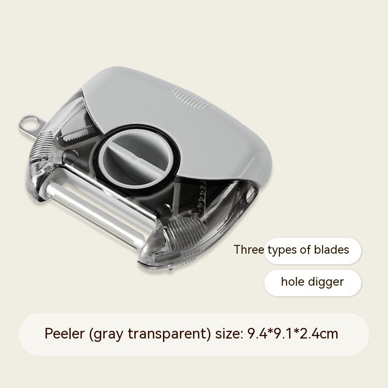 3 In 1 Stainless Steel Peeler Multifunctional Tool Kitchen - - #tag1#
