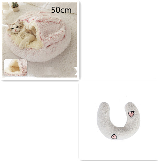 TopTrendyProduct Dog And Cat Round Plush Warm Bed House ZAG Pet Supplies