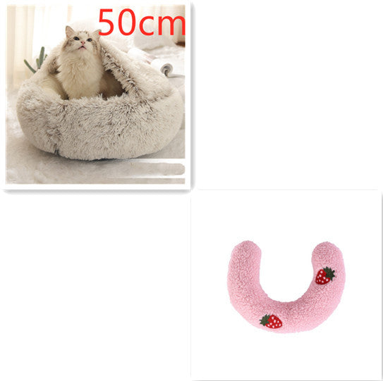 TopTrendyProduct Dog And Cat Round Plush Warm Bed House ZAG Pet Supplies