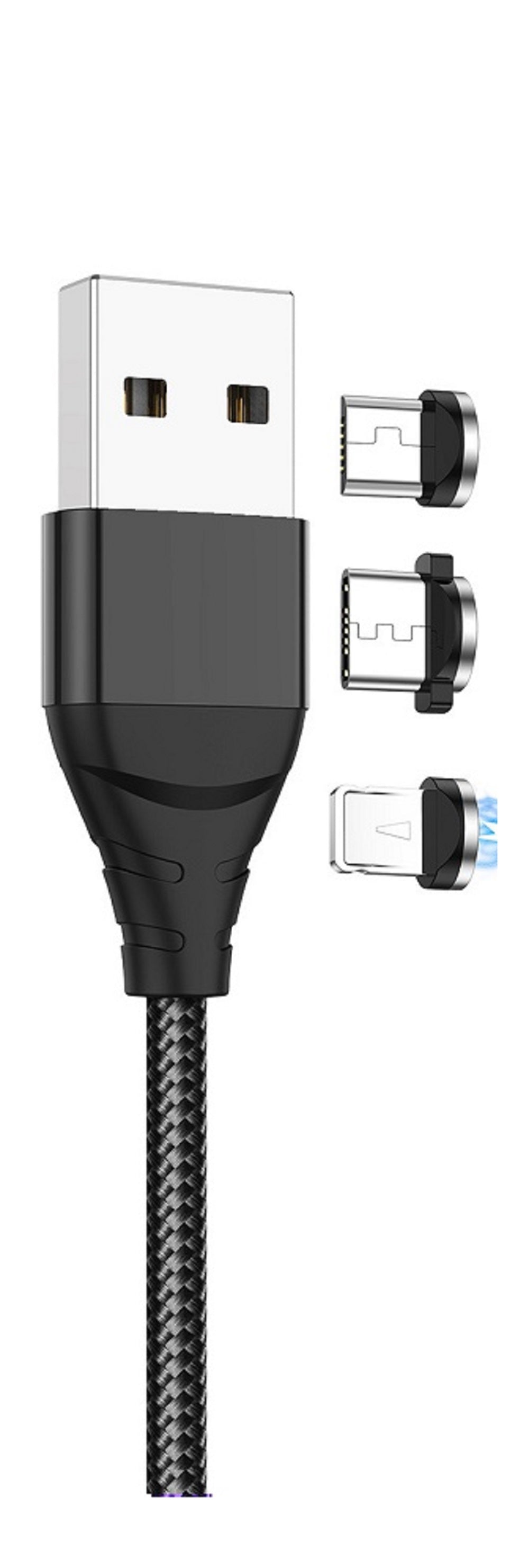 540° Rotating Magnetic Charging Cable for Android, iOS, and Type-C Devices - - #tag1#