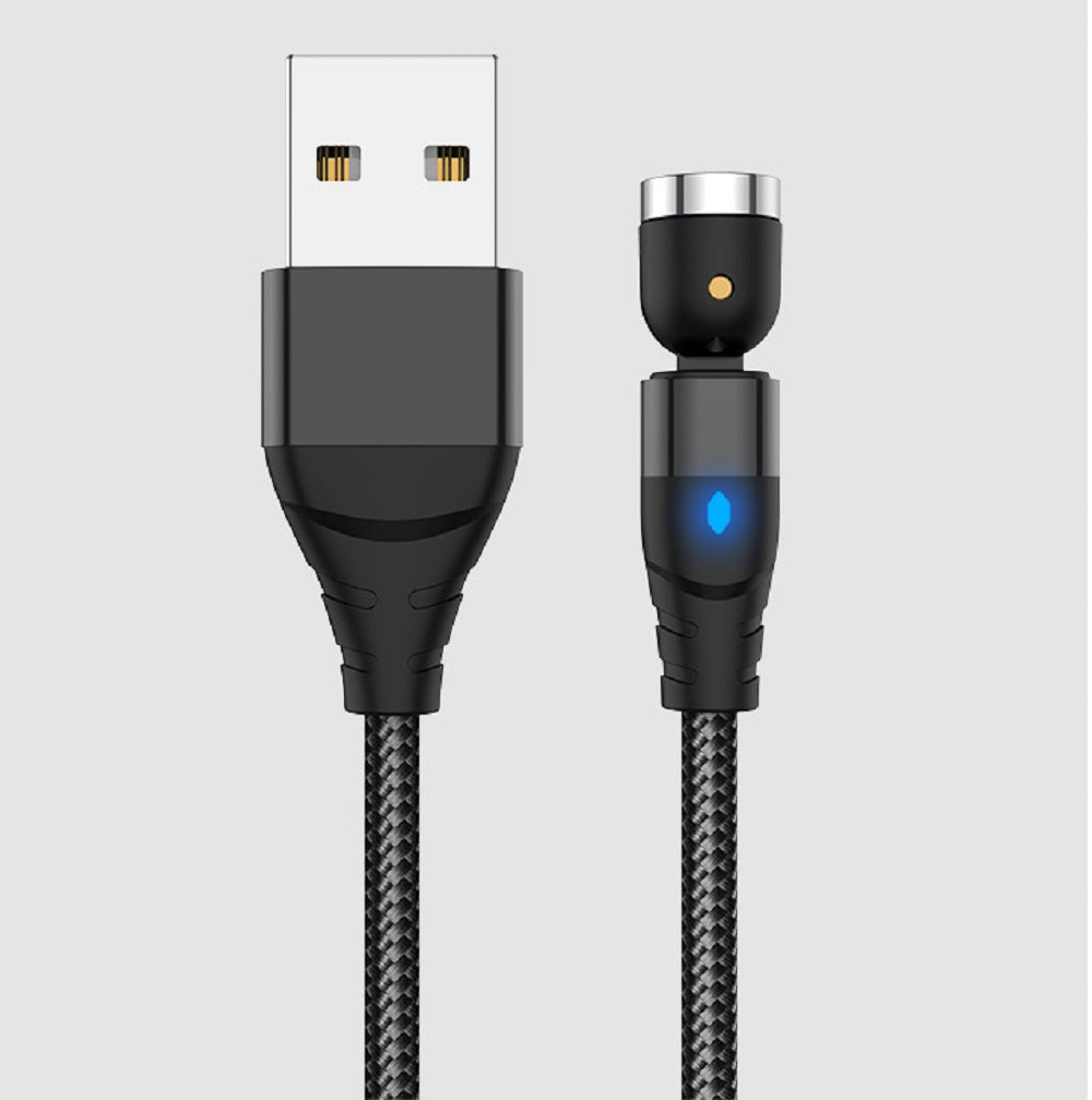 540° Rotating Magnetic Charging Cable for Android, iOS, and Type-C Devices - - #tag1#