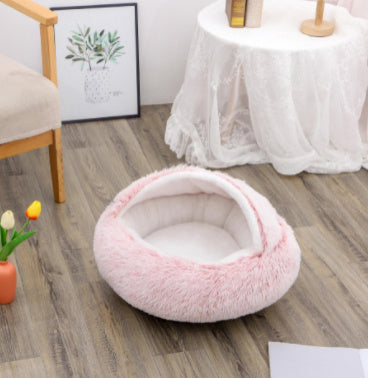 TopTrendyProduct Dog And Cat Round Plush Warm Bed House ZAG Pet Supplies
