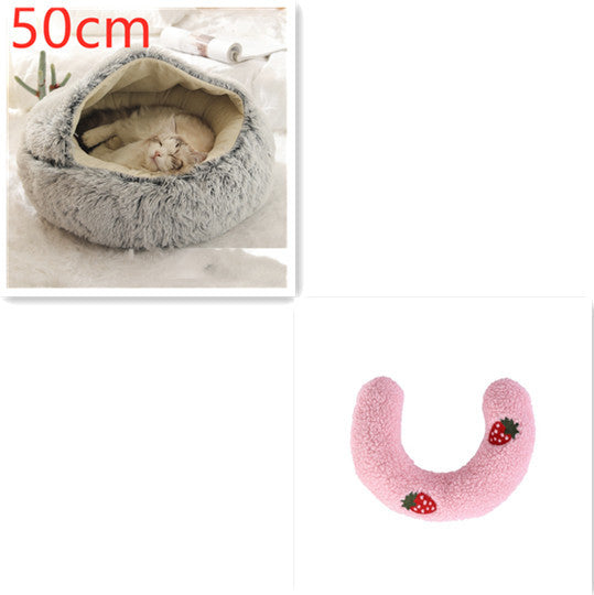 TopTrendyProduct Dog And Cat Round Plush Warm Bed House ZAG Pet Supplies