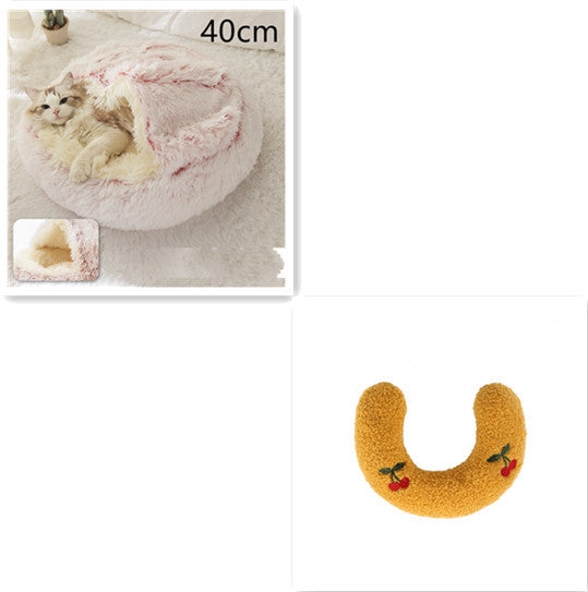 TopTrendyProduct Dog And Cat Round Plush Warm Bed House ZAG Pet Supplies