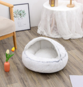 TopTrendyProduct Dog And Cat Round Plush Warm Bed House ZAG Pet Supplies
