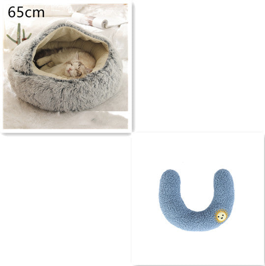 TopTrendyProduct Dog And Cat Round Plush Warm Bed House ZAG Pet Supplies