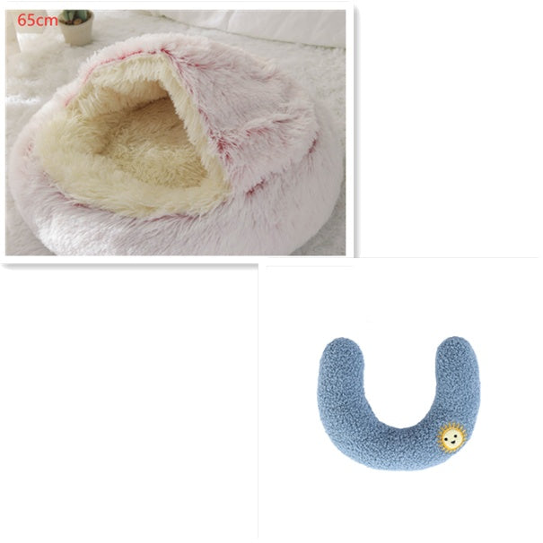 TopTrendyProduct Dog And Cat Round Plush Warm Bed House ZAG Pet Supplies
