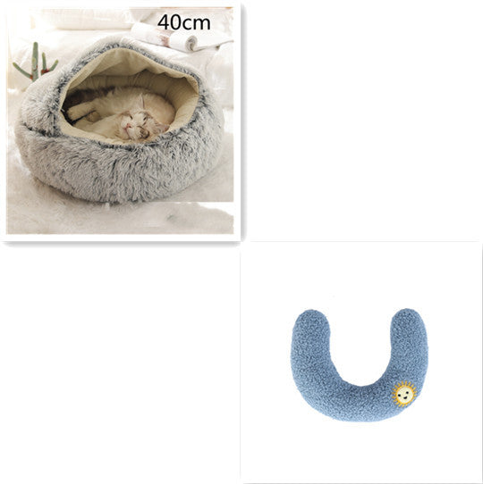 TopTrendyProduct Dog And Cat Round Plush Warm Bed House ZAG Pet Supplies