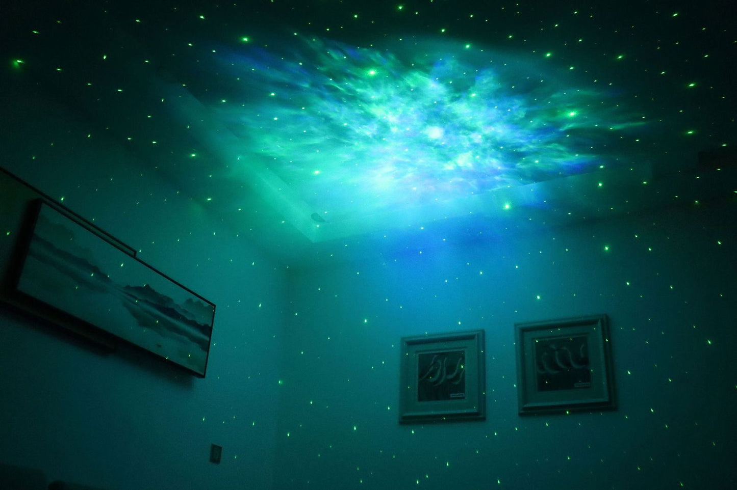 App Voice-activated Music Rhythm Star Projection Lamp - - #tag1#