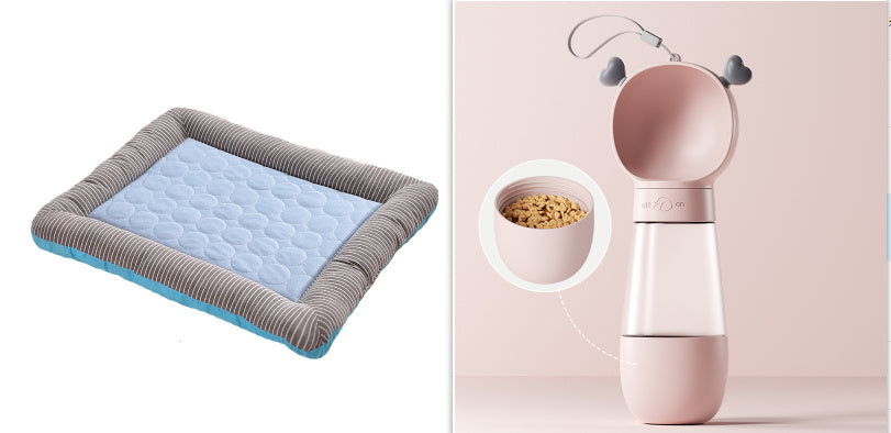 Breathable Cooling Pad Bed For Dogs Cats Ice Silk Soft Material - - #tag1#