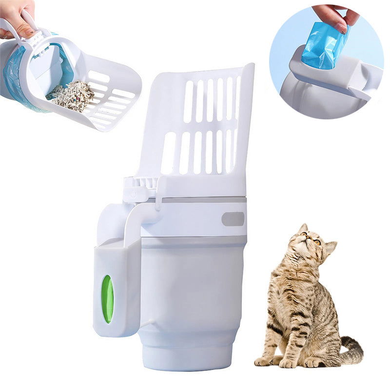 TopTrendyProduct Cat Litter Shovel Scoop With Refill Bags ZAG Pet Supplies