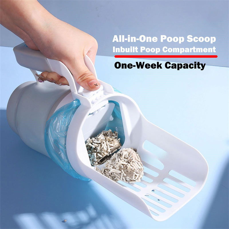 TopTrendyProduct Cat Litter Shovel Scoop With Refill Bags ZAG Pet Supplies