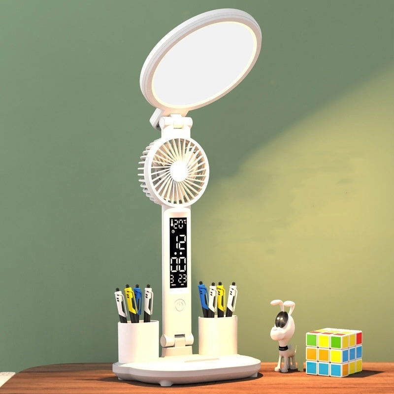 TopTrendyProduct Chargeable Desk Lamp LED Clock Plug-in LED Fan ZAG indoor lighting night lights