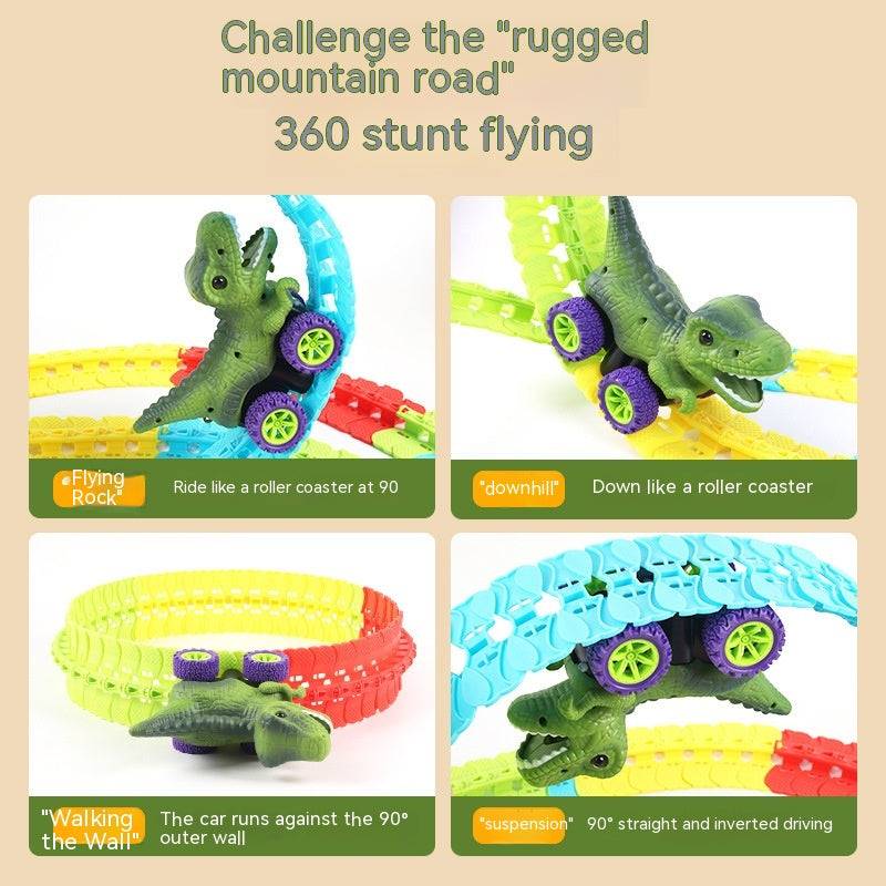 TopTrendyProduct Children's Roller Coaster Dinosaur Track Electric Plastic Toy TopTrendyProduct