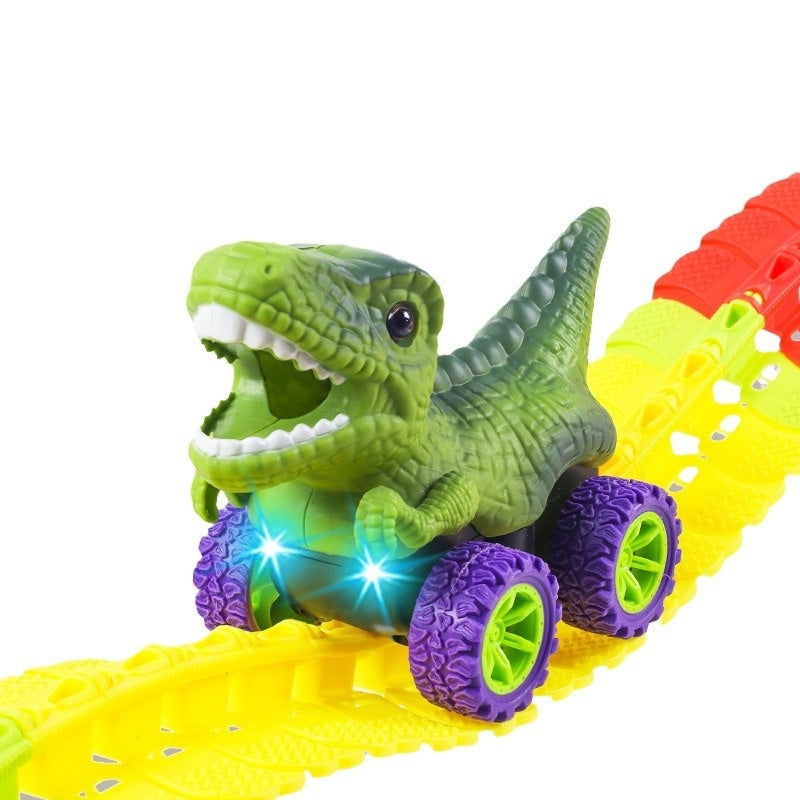 TopTrendyProduct Children's Roller Coaster Dinosaur Track Electric Plastic Toy TopTrendyProduct