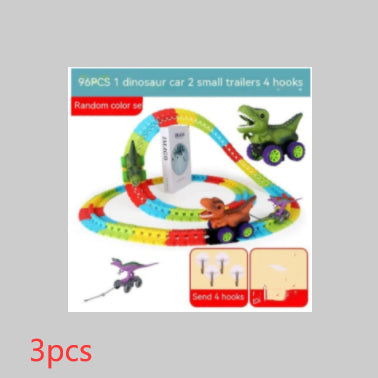 TopTrendyProduct Children's Roller Coaster Dinosaur Track Electric Plastic Toy TopTrendyProduct