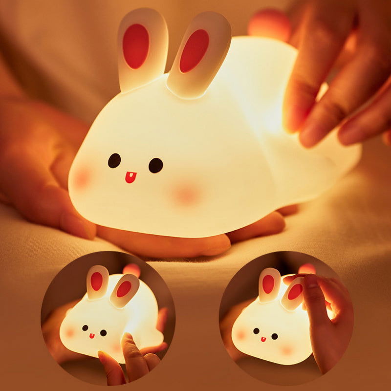 TopTrendyProduct Cute Rabbit Silicone LED Night Light Touch Sensor ZAG home indoor lighting night lights