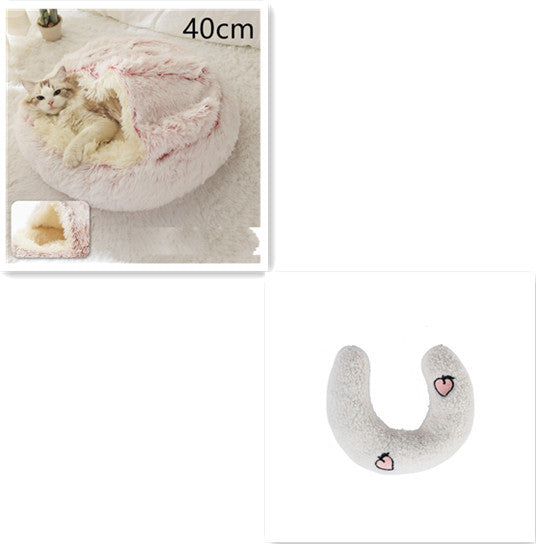 TopTrendyProduct Dog And Cat Round Plush Warm Bed House ZAG Pet Supplies