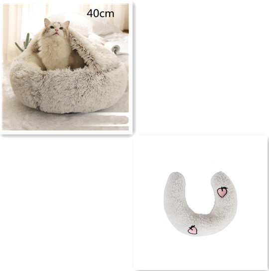 TopTrendyProduct Dog And Cat Round Plush Warm Bed House ZAG Pet Supplies