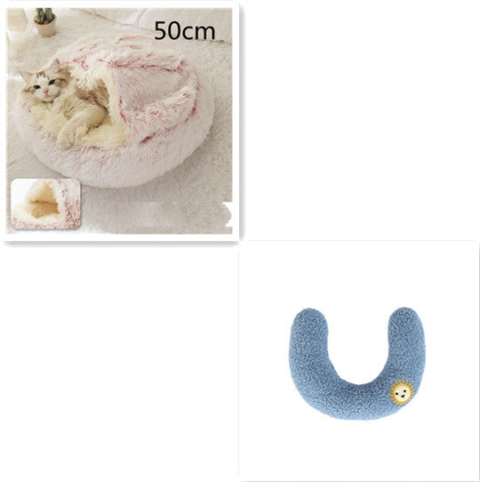 TopTrendyProduct Dog And Cat Round Plush Warm Bed House ZAG Pet Supplies