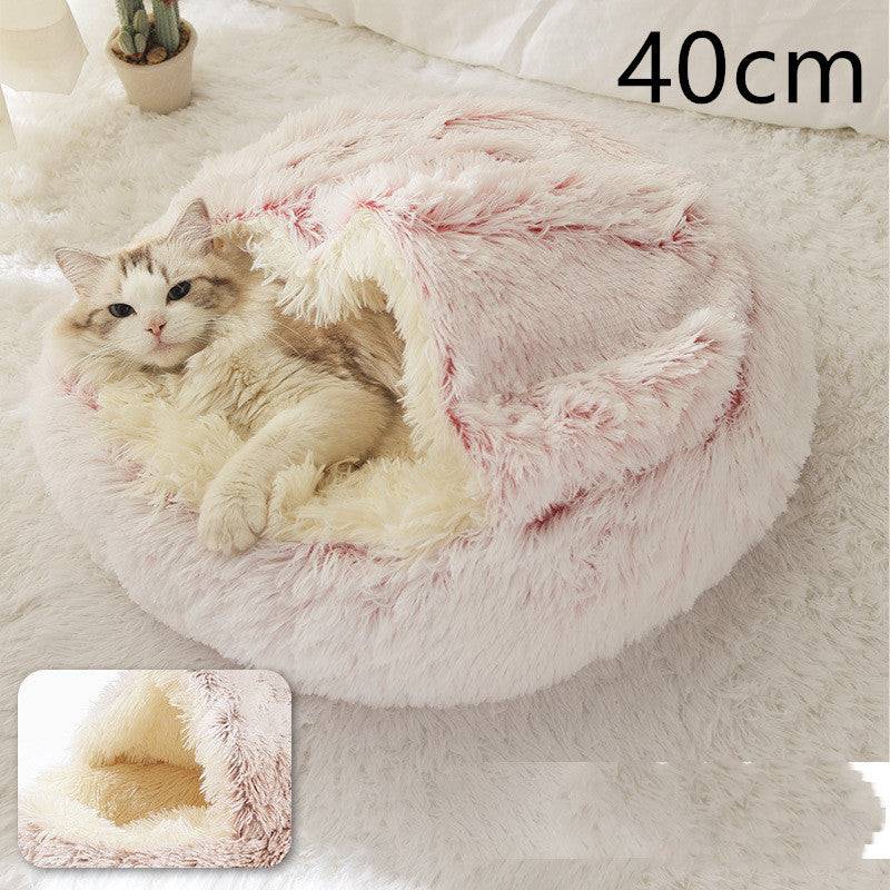 TopTrendyProduct Dog And Cat Round Plush Warm Bed House ZAG Pet Supplies