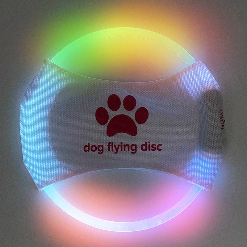TopTrendyProduct Dog Flying Discs Light Glowing LED Interactive Toys ZAG Pet Supplies