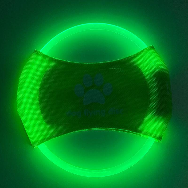 TopTrendyProduct Dog Flying Discs Light Glowing LED Interactive Toys ZAG Pet Supplies