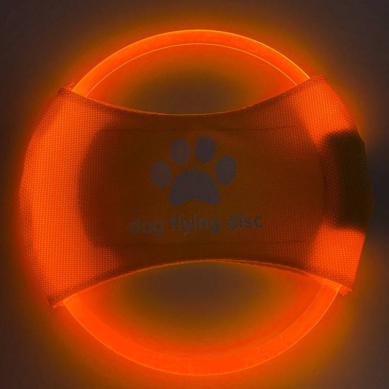 TopTrendyProduct Dog Flying Discs Light Glowing LED Interactive Toys ZAG Pet Supplies