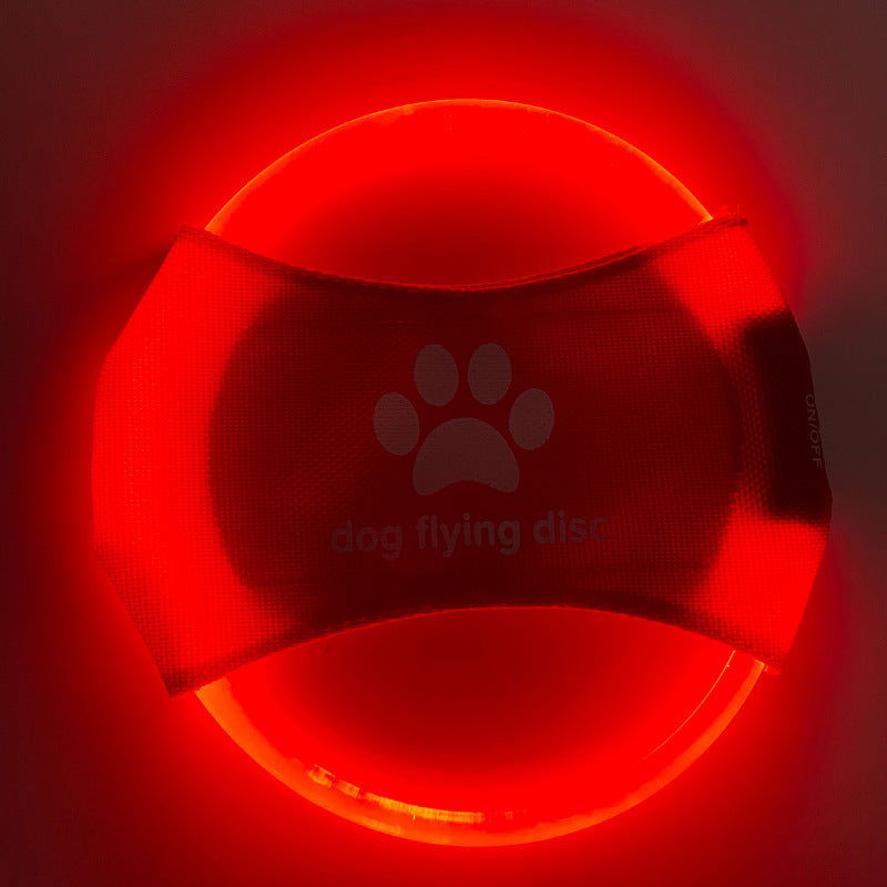 TopTrendyProduct Dog Flying Discs Light Glowing LED Interactive Toys ZAG Pet Supplies