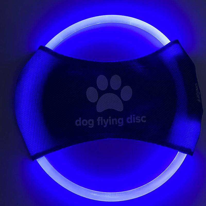 TopTrendyProduct Dog Flying Discs Light Glowing LED Interactive Toys ZAG Pet Supplies