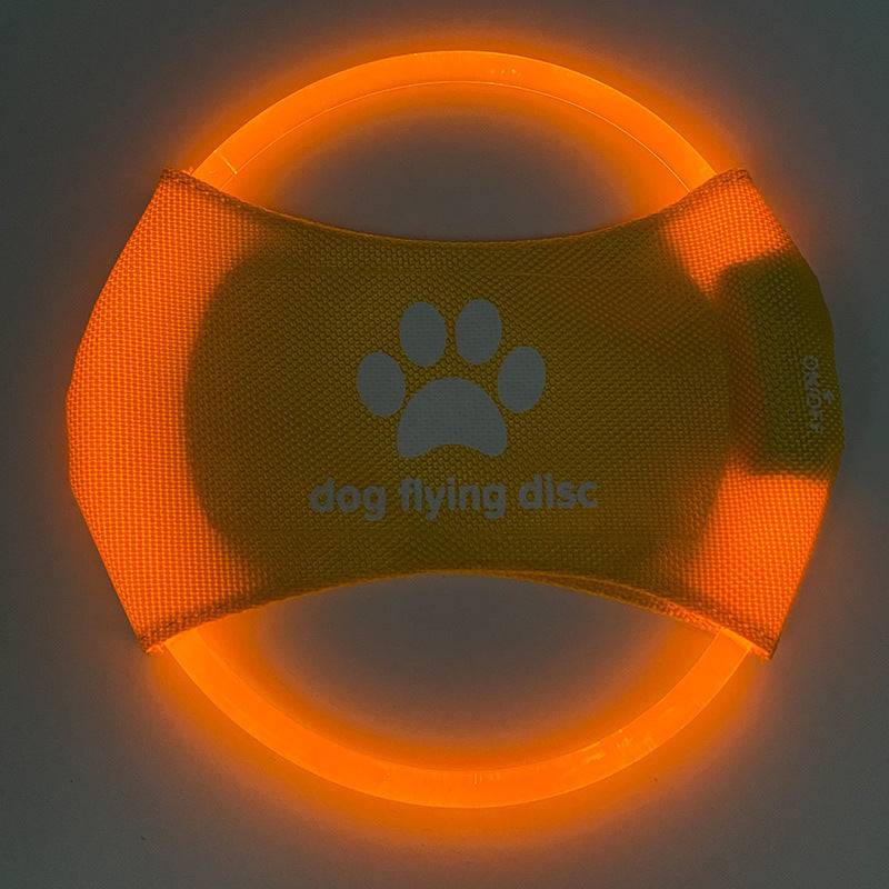TopTrendyProduct Dog Flying Discs Light Glowing LED Interactive Toys ZAG Pet Supplies