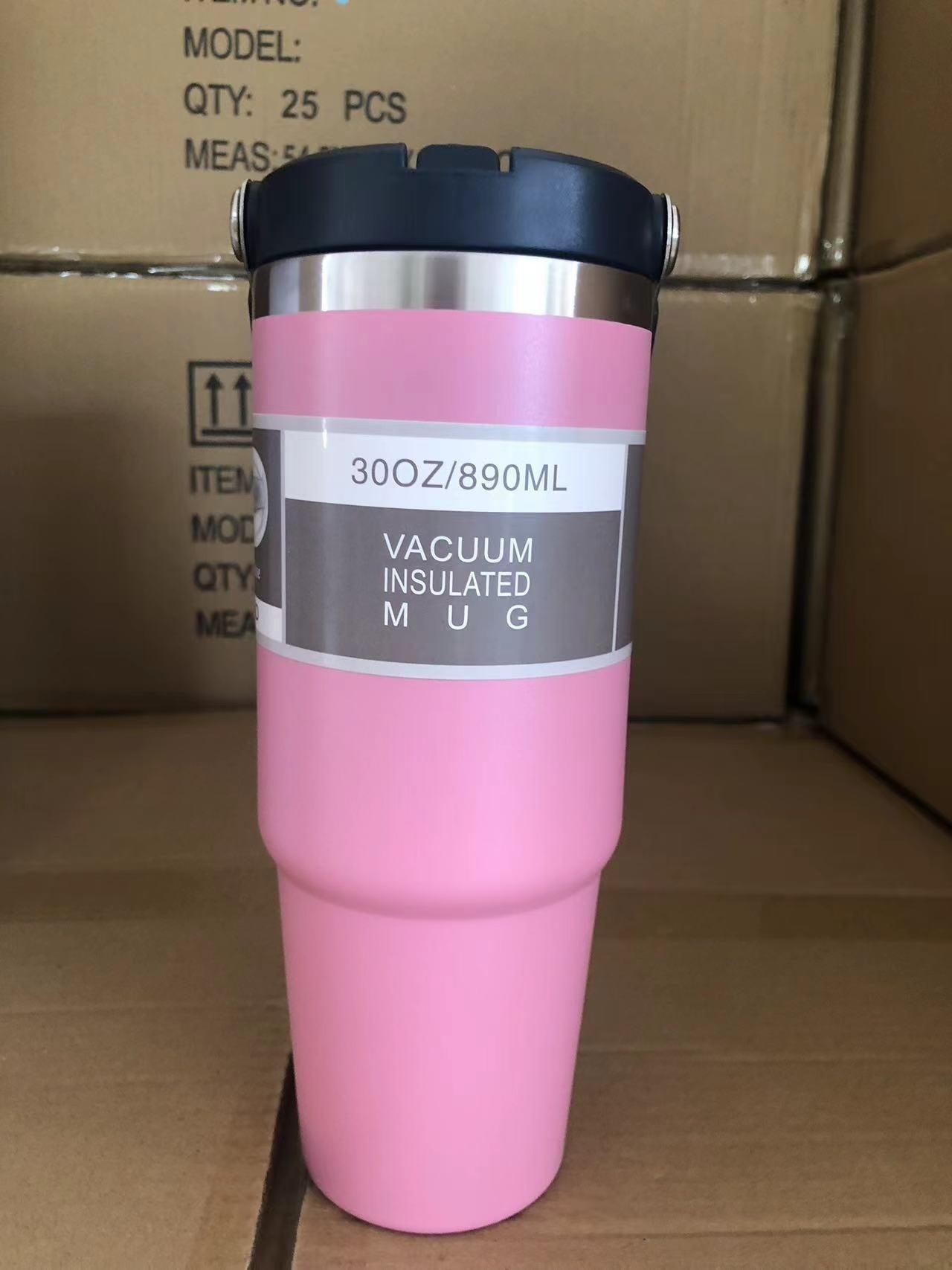 TopTrendyProduct Portable Car Cup Stainless Steel Sports Water Bottle With Handle ZAG auto FitTrend