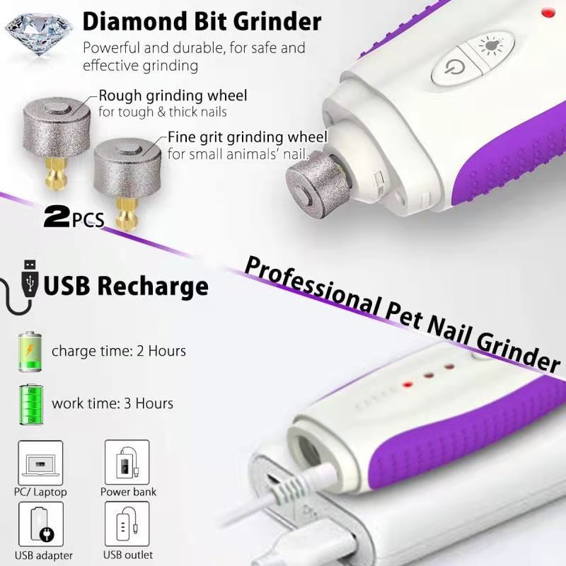 Professional Electric Pet Nail Grinder - Safe and Easy to Use - TopTrendyProduct - - #tag1# - #tag2#