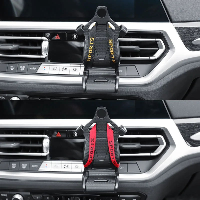 Racing Seat Shape Car Phone Holder 360 Degree Rotatable - TopTrendyProduct - - #tag1# - #tag2#